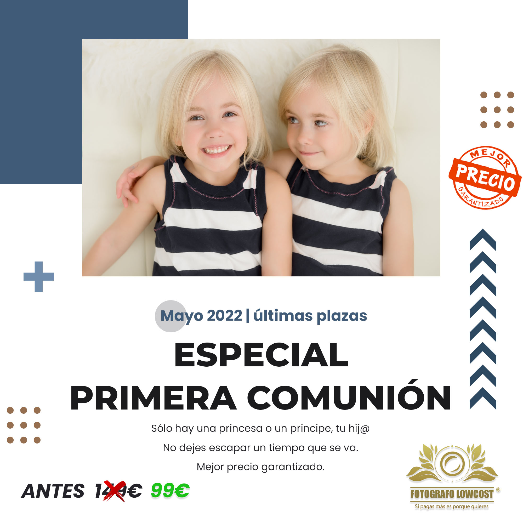 fotografo en primera comunión Valverde de Merida 